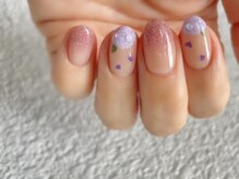 ネイルアンドアイラッシュスタジオ シュシュ(chouchou)/梅雨あじさいドライフラワー