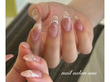ネイルサロン ソウ 心斎橋店(Nail Salon Sou)の雰囲気（ゆったりスペース☆お友達同士でもＯＫ♪）