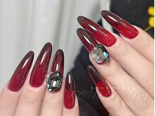 トゥートゥー(TOUTOU)/赤マグネットxダイヤモンド