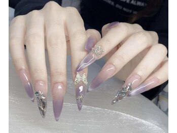 ハラ(Hara)/紫マグネット　グラデーション