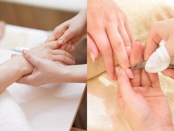 パラスパ ガーデン(para spa GARDEN)の写真/【ジェルをしない方にも】自爪・甘皮・手肌まで丁寧に整え、自然で上品な美しい手元へ導く大人のケアサロン