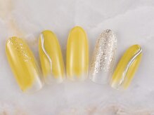 ネイルプラザ 河原町OPA店(NAIL PLAZA)/ピスタチオカラーネイル