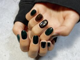 アシメニュアンスネイル