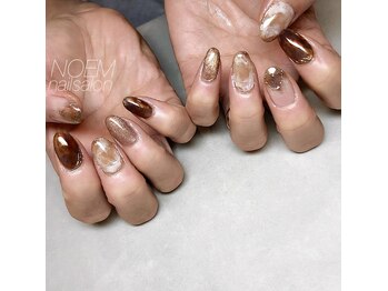 ノエム ネイルサロン(NOEM)/ブラウンネイル