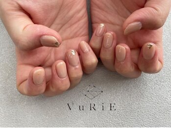 ヴリエ 豊田店(VURIE)/ちょこんとミラーネイル