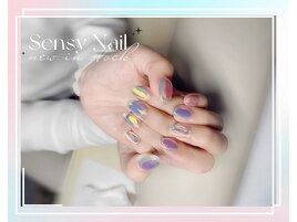 うるうる氷ネイル
