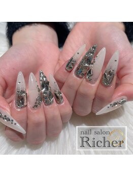 エスフィーネイルサロン リシェル(Esfy nailsalon Richer)/ストーンネイル