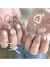 【HAND・持ち込み/お任せ】 ウィッシュコアネイル ☆   ¥ 9,900    120min 