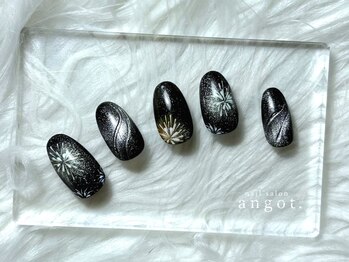 アンガット(angot.)/びわこ花火ネイル