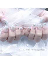 Moon veil【ムーンヴェール】パラジェル/持ち込み/長さだし/ワンホン/ハンド持ち込みデザイン