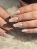 【ハンド】(Nail Extension)ネイルの長さ出し10本アートコース* ¥13000