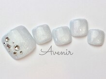 アヴィニール 表参道(Avenir)/ホワイトマグネットネイル