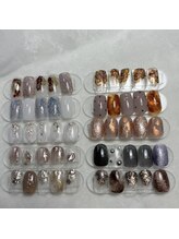 ファーストネイルアンドアイラッシュ 札幌駅前店(1stNAIL&eyelash)/6900円　シンプルデザイン