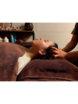 ヘッドスパで癒されたい