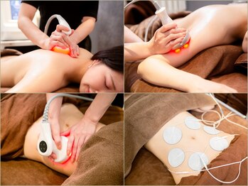 サロン ド ステラ(Salon de Stella)の写真/上半身をスッキリさせたい方に♪背面～お腹周りまでゆっくり温めほぐし引締めます◎上半身しっかり150分