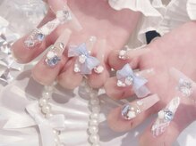 メイプルジェム(Maplegem)/水色ネイル