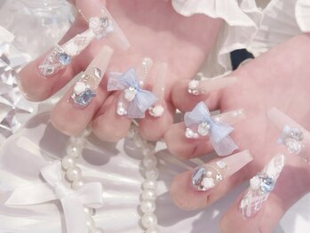 メイプルジェム(Maplegem)/水色ネイル