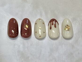 キャンアイドレッシー 徳島店/バレンタインネイル