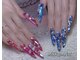 ミスシュガーネイル(MS Sugar Nail)の写真/パーツつけ放題で個性輝く!長さだしも叶う平成ネイルで指先を彩る至福の時間♪