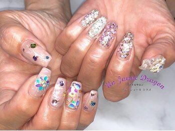 アン ジョーヌドラゴ/【自爪ネイル】キラキラネイル