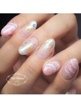 ジュジュ(Juju)/ピンクの波ネイル