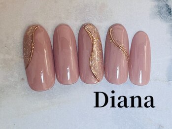 ディアナ ひたちなか高場店(DIANA)/定額ネイル 6600円 B-060