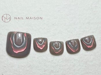 ネイルメゾン 梅田(NAIL MAISON)/ミラーぷっくり