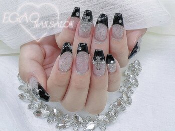 エガオネイルサロン 錦糸町店(EGAO NAIL SALON)/♪長さ出し持ち込みデザイン♪