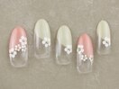 ホロお花ネイル