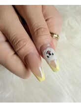 ネイルゼロワン 神戸(NAIL01)/わんちゃん似顔絵ネイル