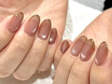 禅 表参道(Zen)/マグネットミラーフレンチネイル