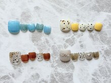 マニネイル 高の原店(mani nail)/フット定額デザイン＜9,900>