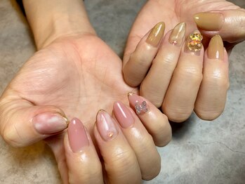 イデアル(ideal)/ジェルデザインフリー5本アート