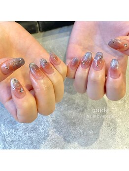 モード 千葉店(mode)/チークマグにVカットストーン