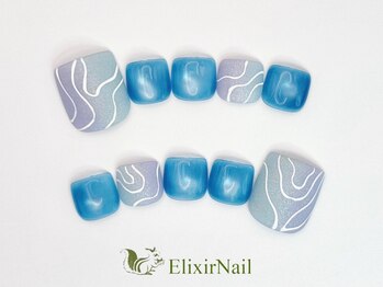 エリクサーネイル 神田(Elixir Nail)/フットやり放題/クーポン使用