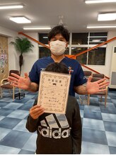 あかつき整骨院 雀の宮駅前院/野球少年のお客様と♪