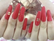 ネイルサロン 爪吉/スカルプチュアでロングネイル♪