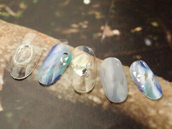 レイ ネイルアンドセレクトショップ(Lei Nail&Selectshop)/大人ニュアンスネイル