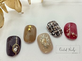 オーキッドネイルズ(Orchid Nails)/フット☆シンプルデザイン¥8800