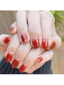 フレイムス アイラッシュ アンド ネイル(FRAMES)/秋っぽくじゅわっと♪