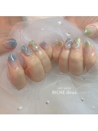 推しカラー×チェーンハート