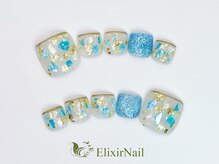 エリクサーネイル 神田(Elixir Nail)/フットやり放題/クーポン使用