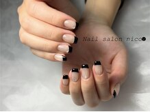 ニコ(nico)/黒フレンチ