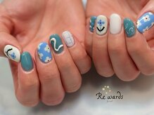 リワーズネイル 千歳船橋店(ReWARDs nail)/北欧風ネイル