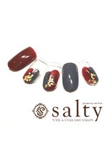 ネイルアンドアイラッシュサロン ソルティ 寺田町(salty)/ハンド/アート10本コース