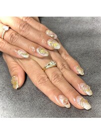 蛇ネイル/巳年ネイル/和風ネイル