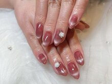 エルア 麻布十番(elua)/赤マグ×バラネイル