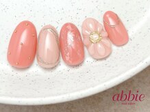 ネイルサロン アビー 宮益坂店(abbie)/ぷっくりフラワー¥13838
