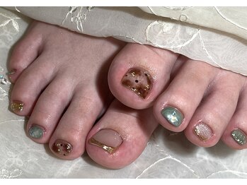 ティアリス(NAIL SALON TIARIS)/フットネイル ニュアンス