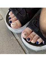 リッシュ(RICHE)/ネイビー×パールホワイト